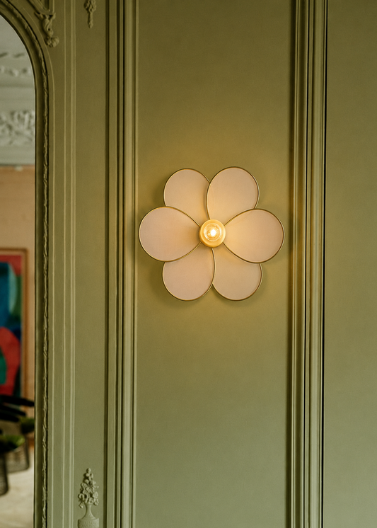 Applique murale florale