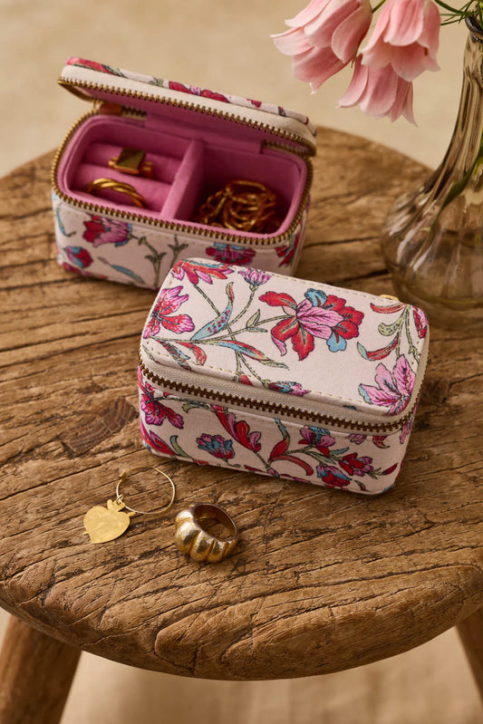 Boite à bijoux fleurs