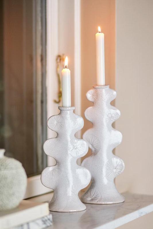 Bougeoir blanc Floca