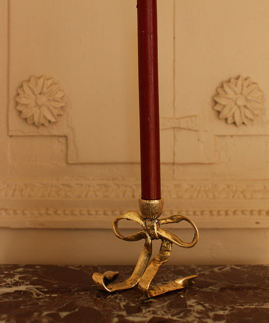 Bougeoir laiton noeud