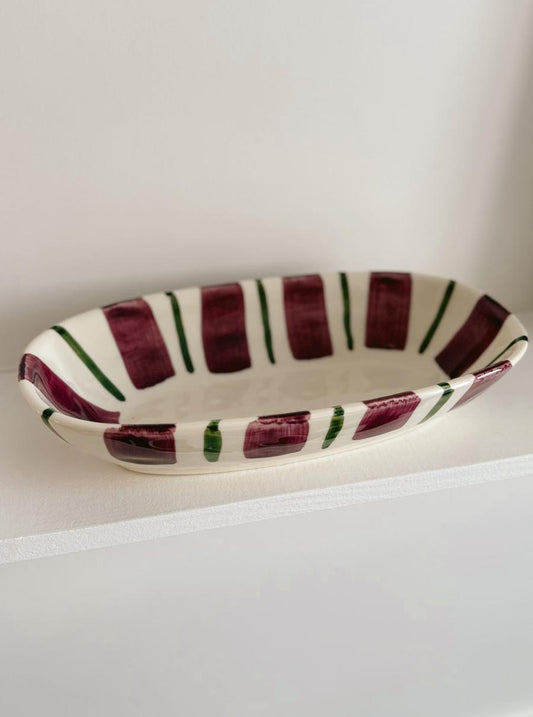 Saladier ovale Linéar - Céramique