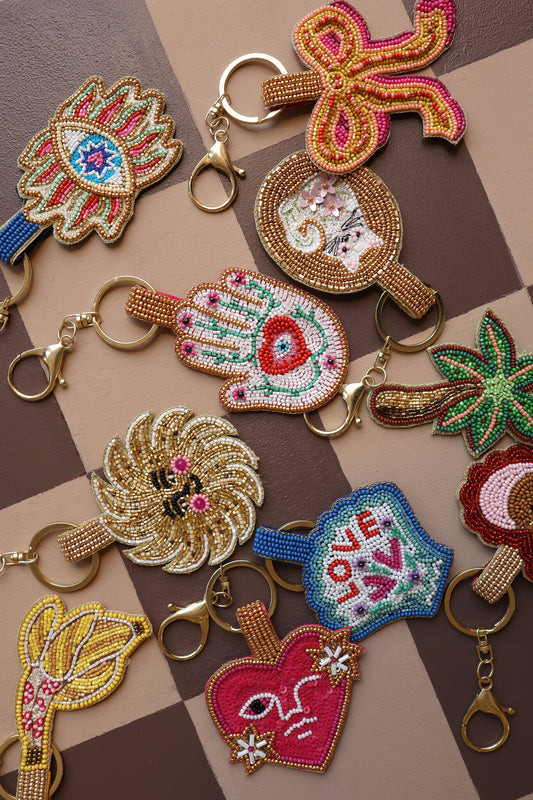 Porte-clés perlés
