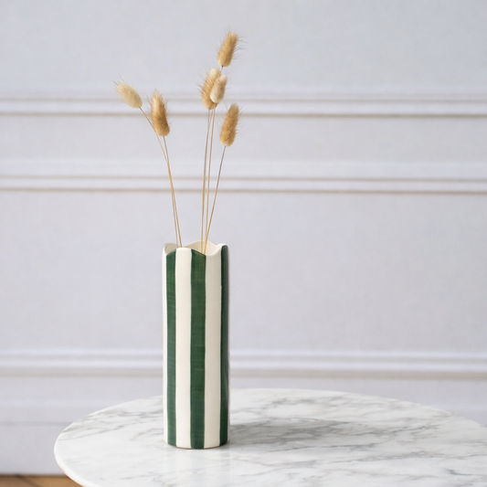 Vase rayures pop