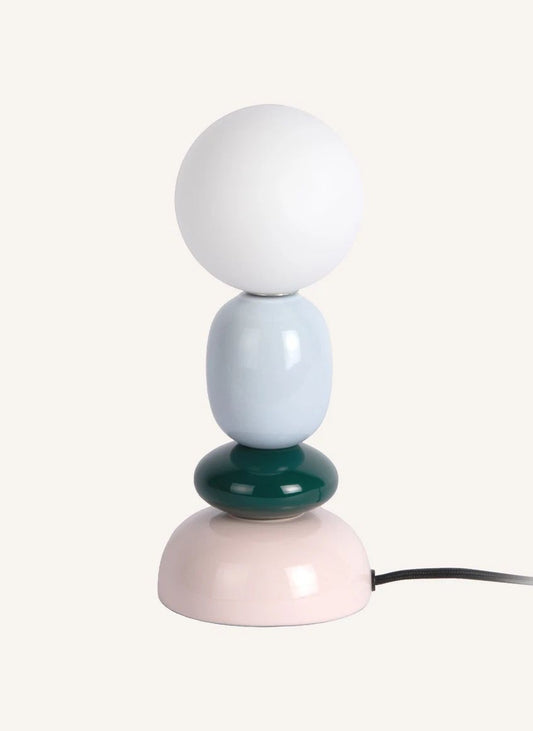 Lampe Burano bleu x rose