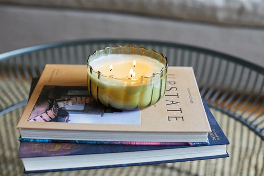 Bougie Ripple en verre