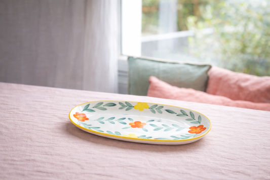 Plat ovale Bella multicolore