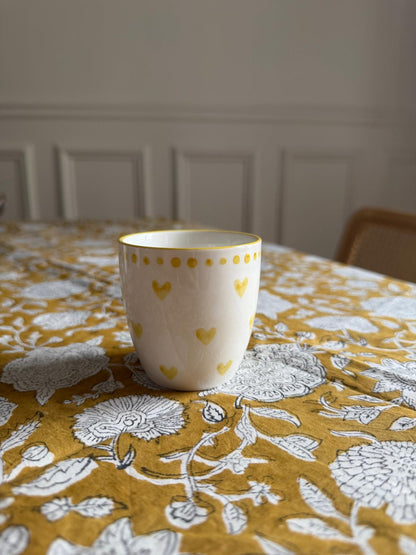 Set de 4 tasses coeur