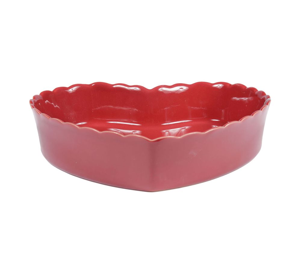 Plat à gateau coeur