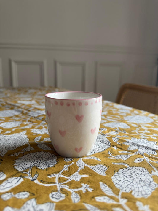 Set de 4 tasses coeur