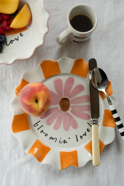 Assiette Blooming Love