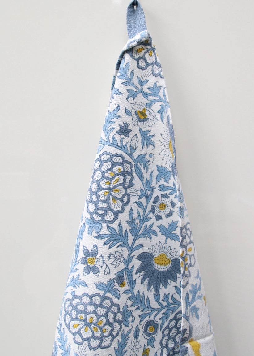 Torchon imprimé sunny blue