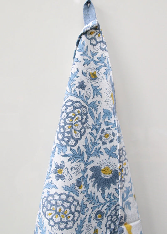 Torchon imprimé sunny blue