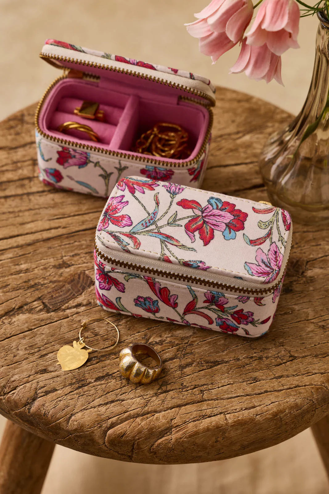 Boite à bijoux fleurs