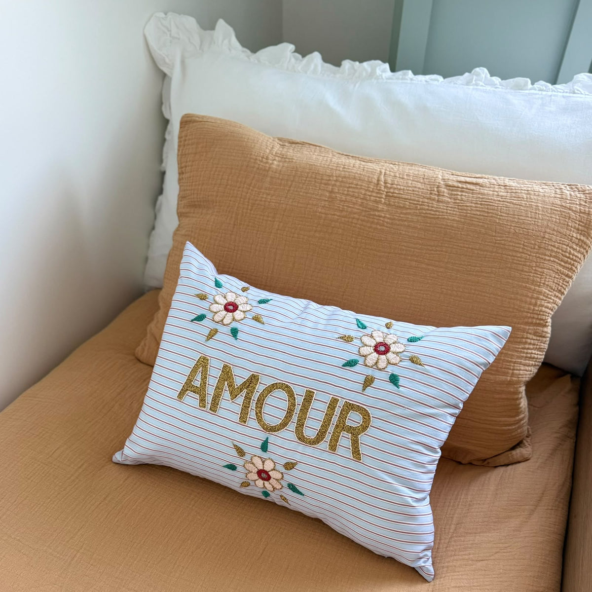 Coussin brodé CSAO - grand format