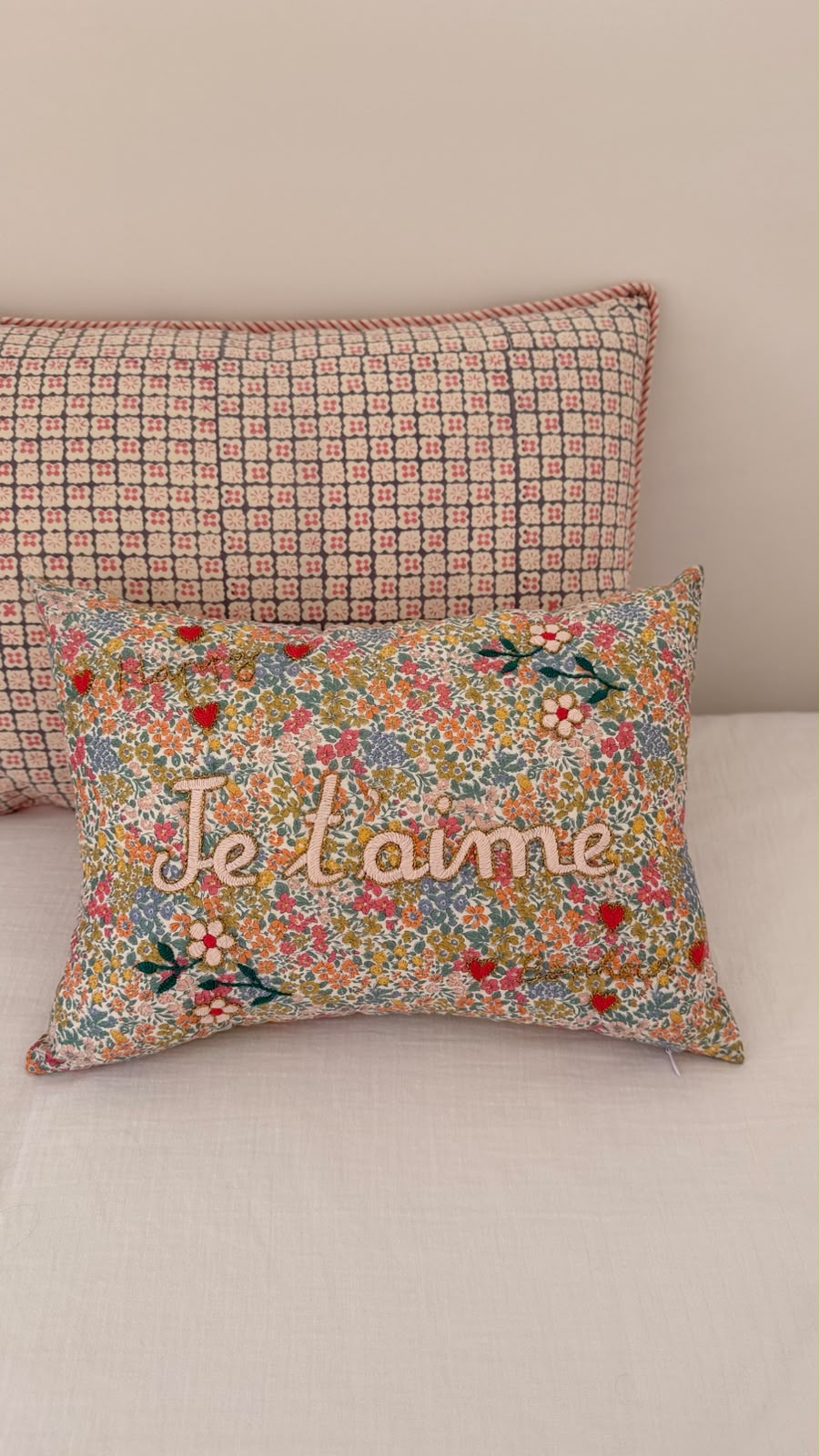 Coussin brodé CSAO - grand format