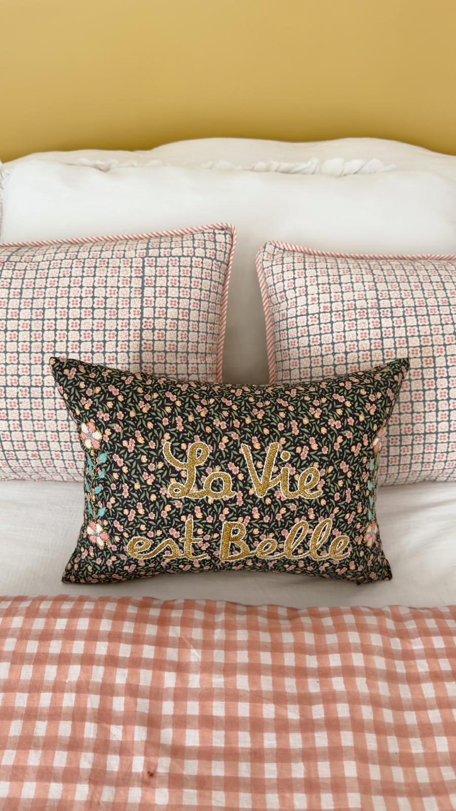 Coussin brodé CSAO - grand format