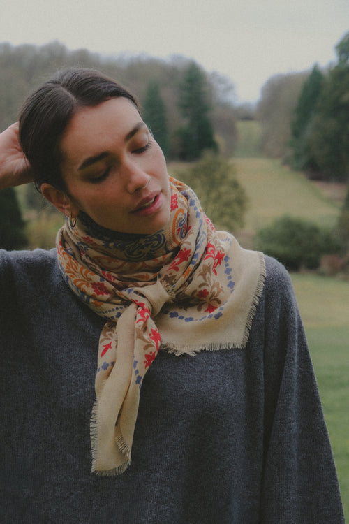Foulard Laine & Soie - Maison Lecomte Flament