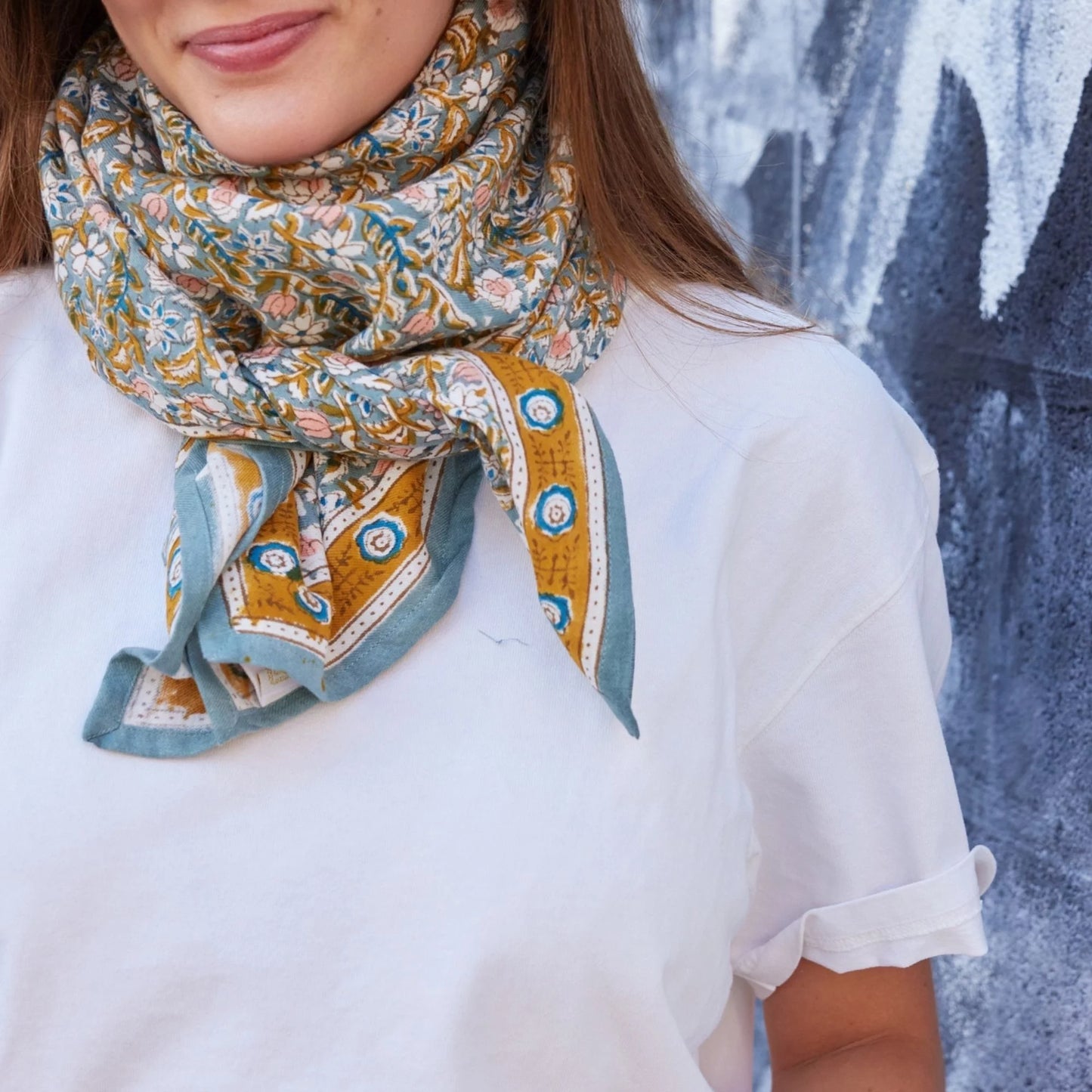 Grand foulard Bonheur du Jour