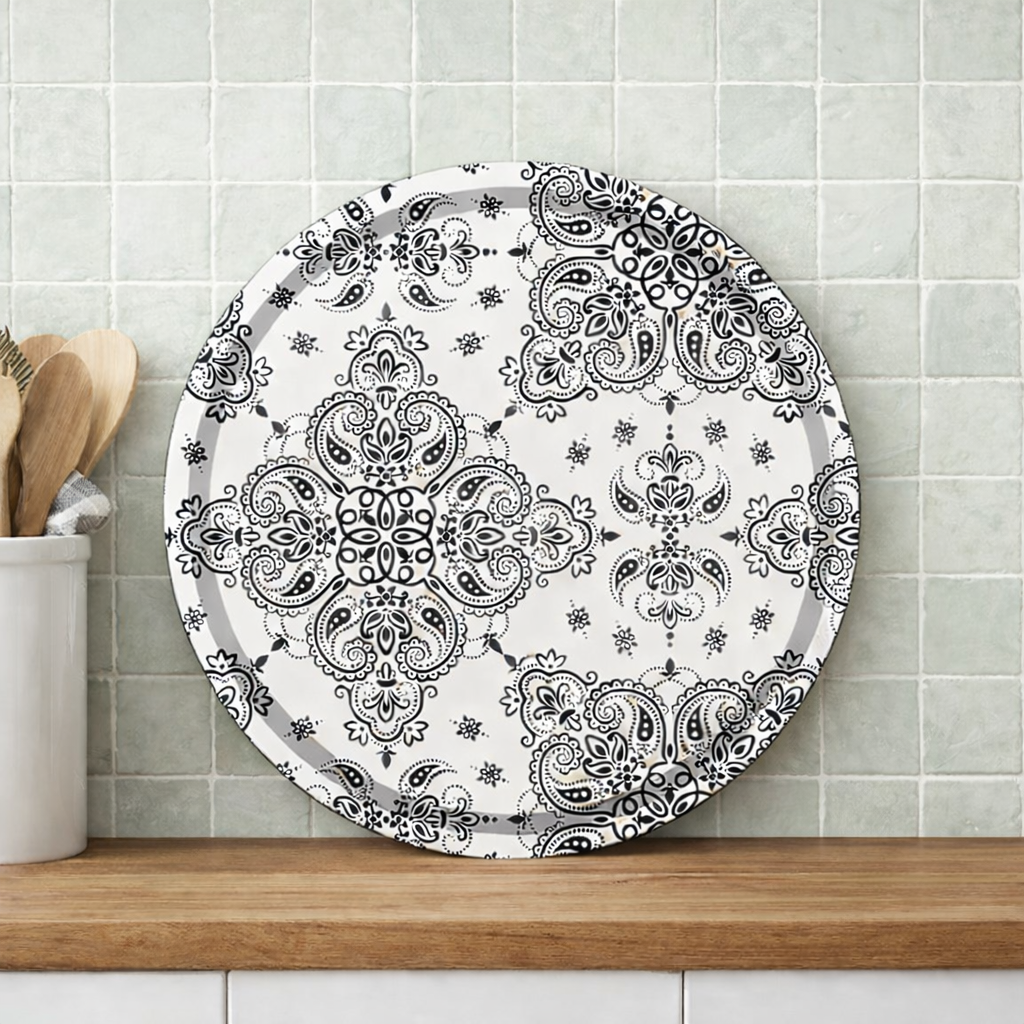 Plateau rond bandana