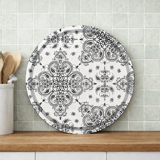 Plateau rond bandana