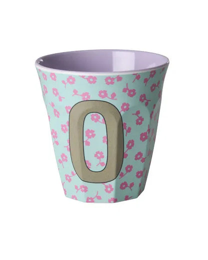 Mug alphabet en mélanine Rice - fleurs ou étoiles