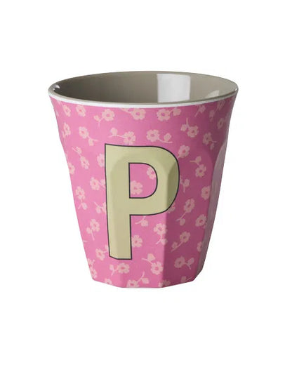 Mug alphabet en mélanine Rice - fleurs ou étoiles