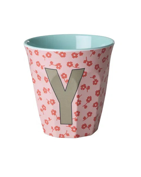 Mug alphabet en mélanine Rice - fleurs ou étoiles