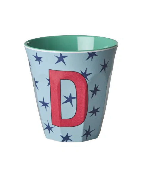 Mug alphabet en mélanine Rice - fleurs ou étoiles