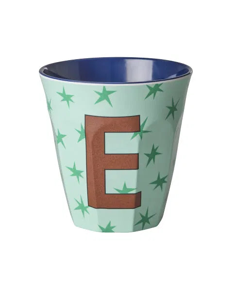 Mug alphabet en mélanine Rice - fleurs ou étoiles