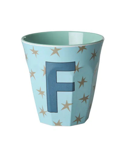 Mug alphabet en mélanine Rice - fleurs ou étoiles