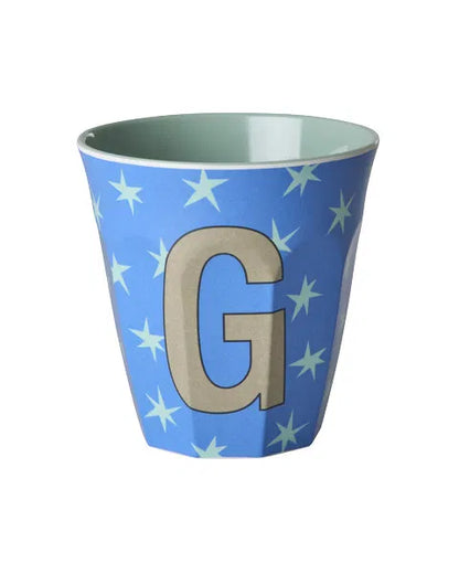 Mug alphabet en mélanine Rice - fleurs ou étoiles