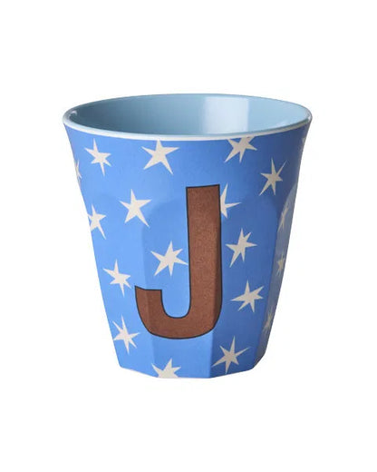 Mug alphabet en mélanine Rice - fleurs ou étoiles