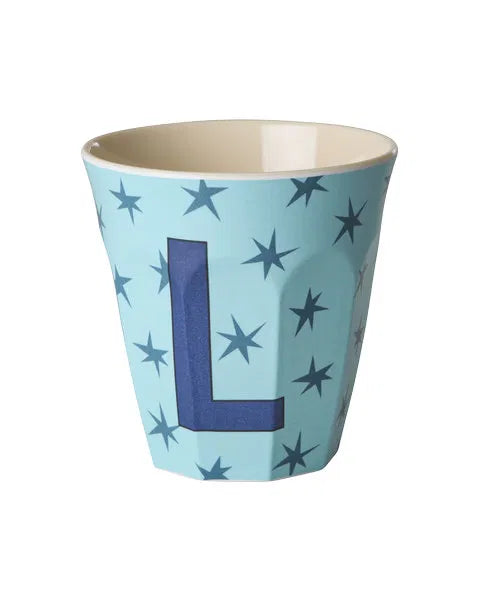 Mug alphabet en mélanine Rice - fleurs ou étoiles