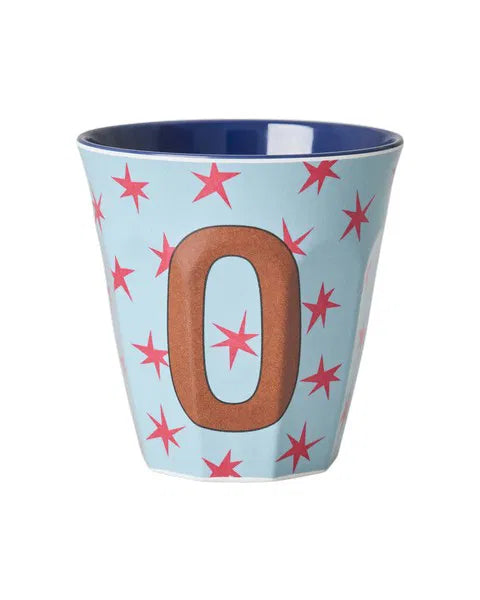 Mug alphabet en mélanine Rice - fleurs ou étoiles