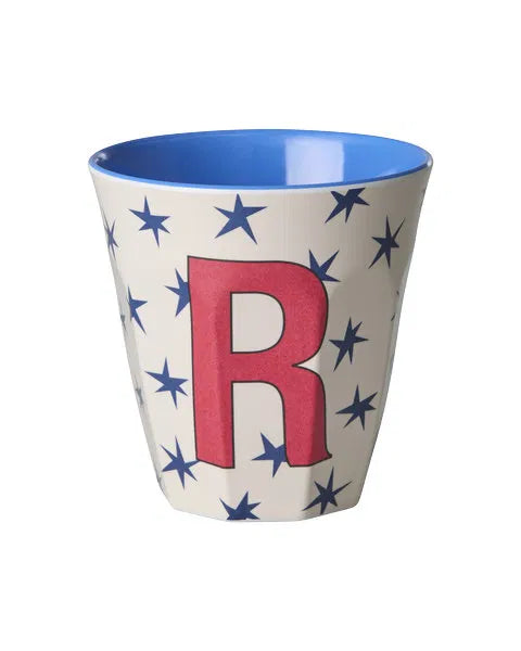 Mug alphabet en mélanine Rice - fleurs ou étoiles