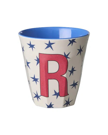 Mug alphabet en mélanine Rice - fleurs ou étoiles