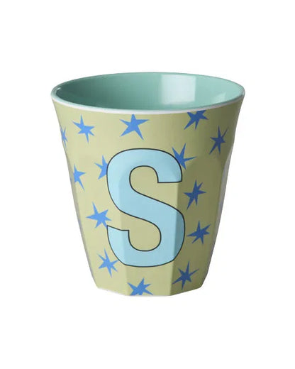 Mug alphabet en mélanine Rice - fleurs ou étoiles
