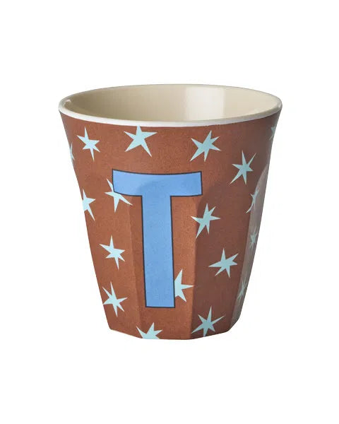 Mug alphabet en mélanine Rice - fleurs ou étoiles