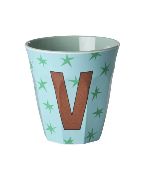 Mug alphabet en mélanine Rice - fleurs ou étoiles