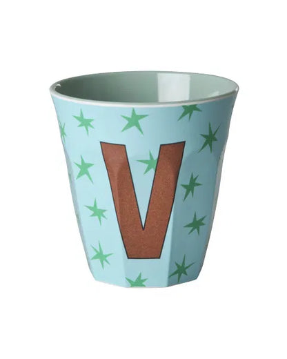 Mug alphabet en mélanine Rice - fleurs ou étoiles