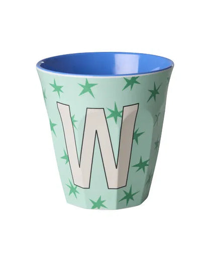 Mug alphabet en mélanine Rice - fleurs ou étoiles