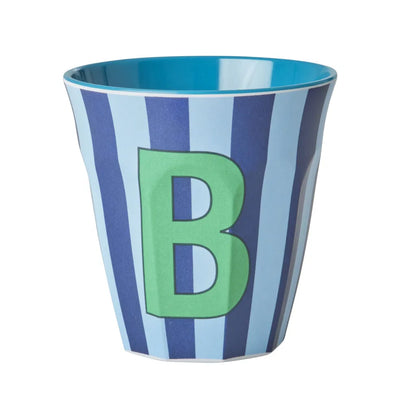 Mug alphabet en mélanine Rice - rayures