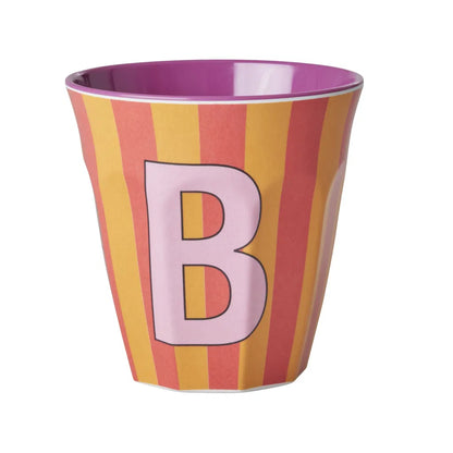 Mug alphabet en mélanine Rice - rayures