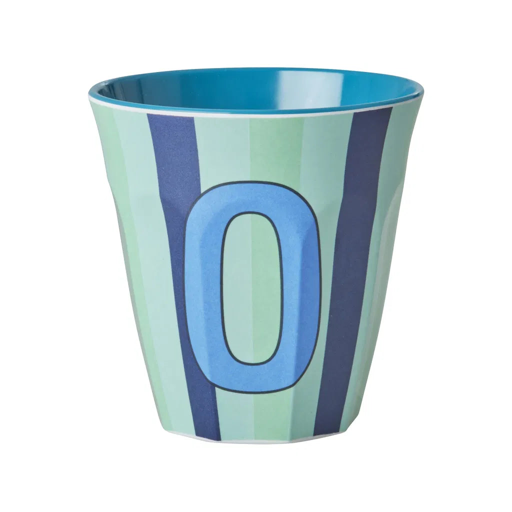 Mug alphabet en mélanine Rice - rayures