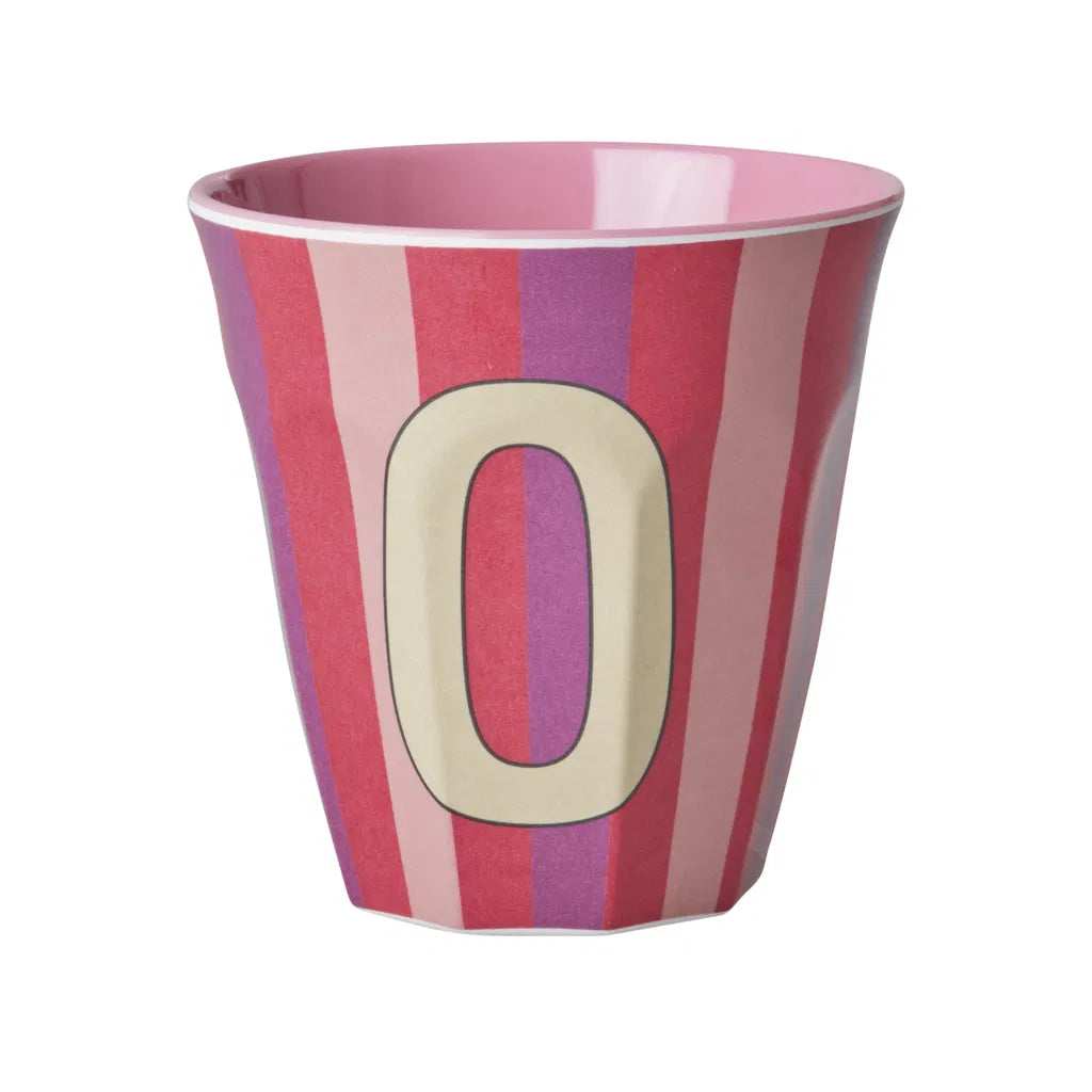 Mug alphabet en mélanine Rice - rayures