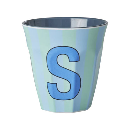 Mug alphabet en mélanine Rice - rayures