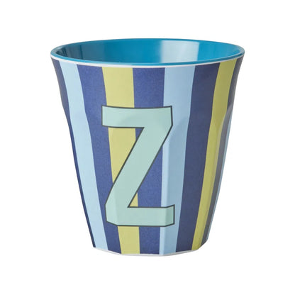 Mug alphabet en mélanine Rice - rayures