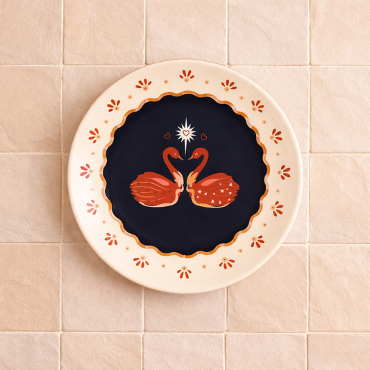 Petite assiette Swan