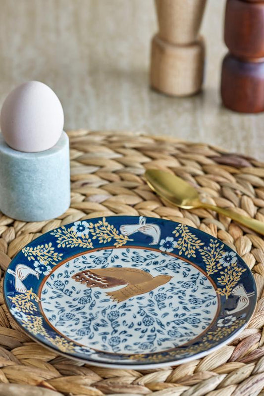 Petite assiette Birdy blue