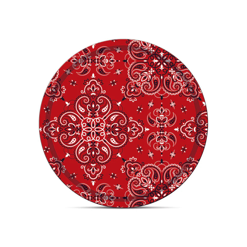 Plateau rond bandana